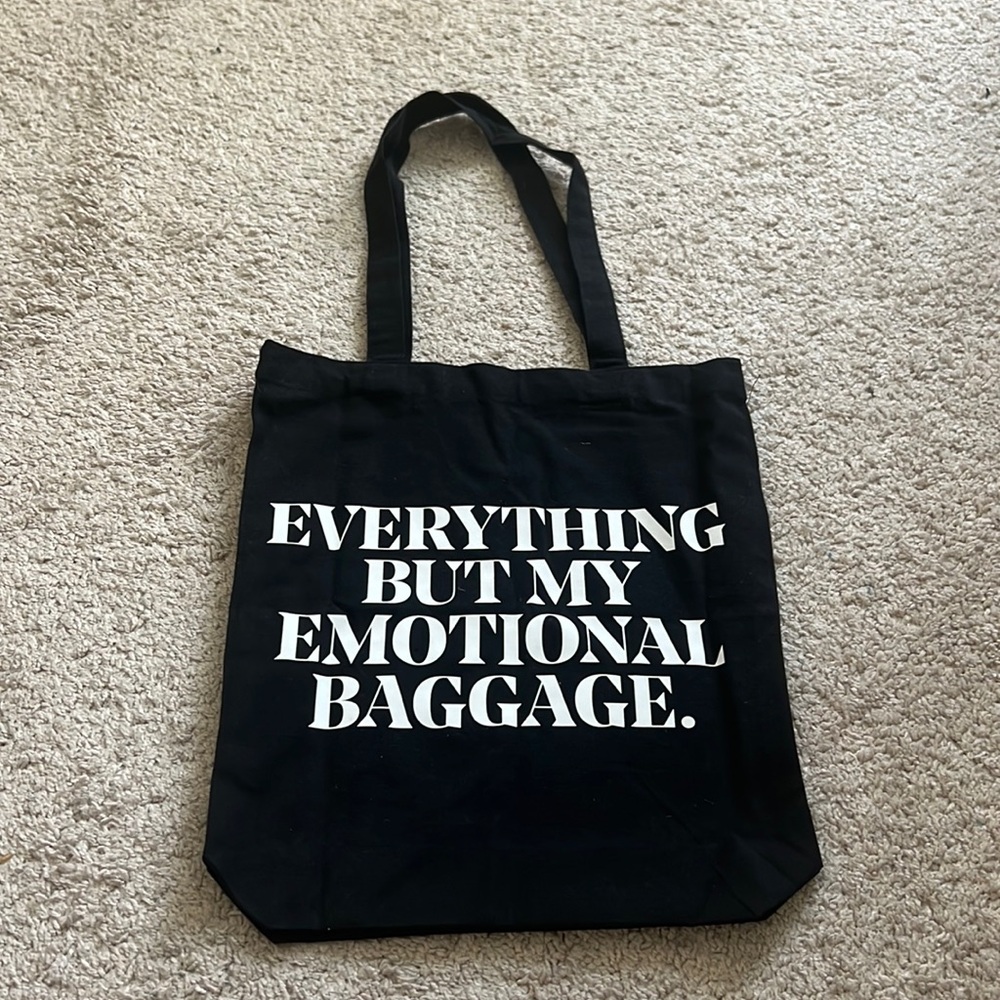 IL Makiage Canvas Tote Bag‎ Emotional Baggage